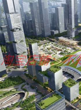 【AREP 法铁】深圳市西丽综合交通枢纽地区城市设计国际咨询249页