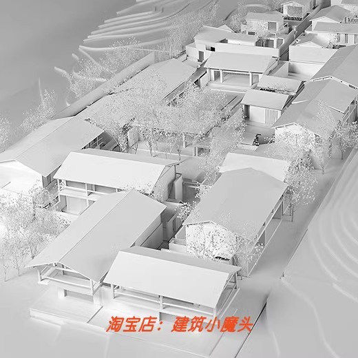 【GAD】隐居西湖云栖度假庄园平面CAD+SU模型+效果图
