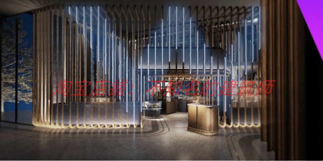【泰国PIA】深圳W酒店PDF公区设计方案136页(含软装)+效果图156MB