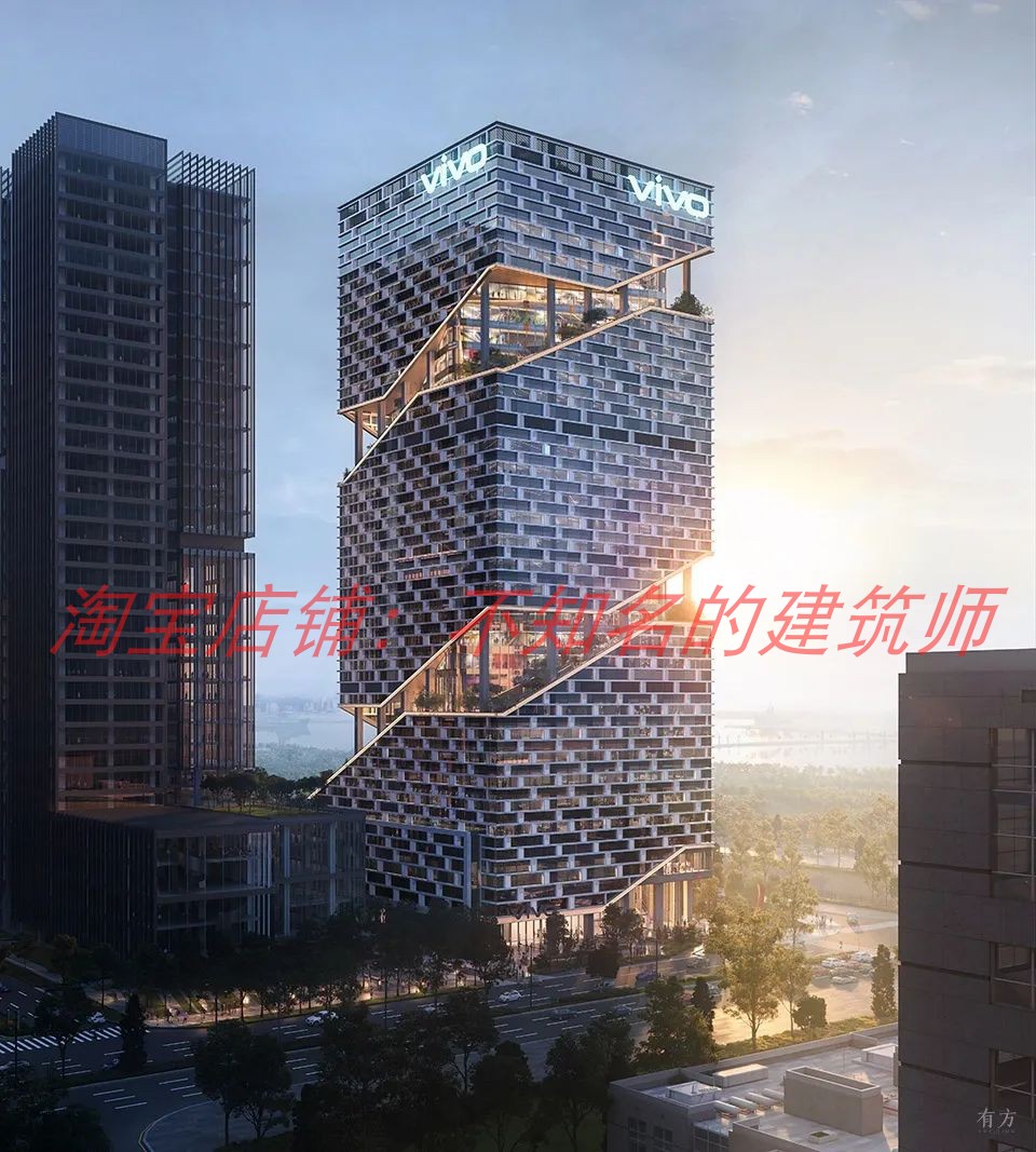 【NBBJ】深圳前海vivo维沃总部大厦建筑方案文本+室内设计文本
