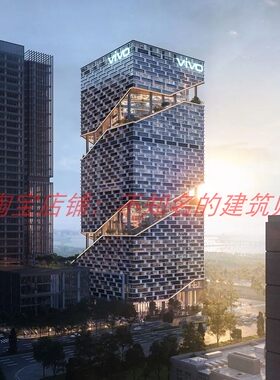 【NBBJ】深圳前海vivo维沃总部大厦建筑方案文本+室内设计文本