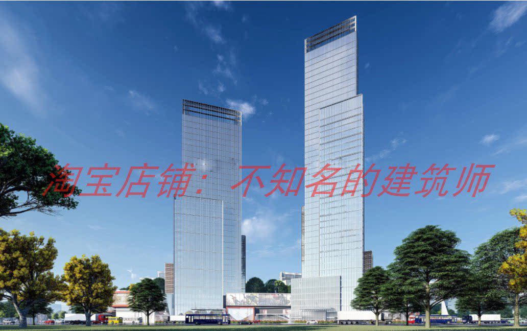 【吕元祥】宁波新世界明楼站tod综合项目方案设计文本76p su 463m