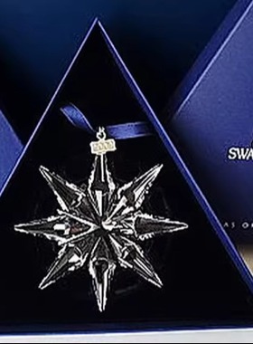 施华洛世奇水晶2009版大雪花挂件