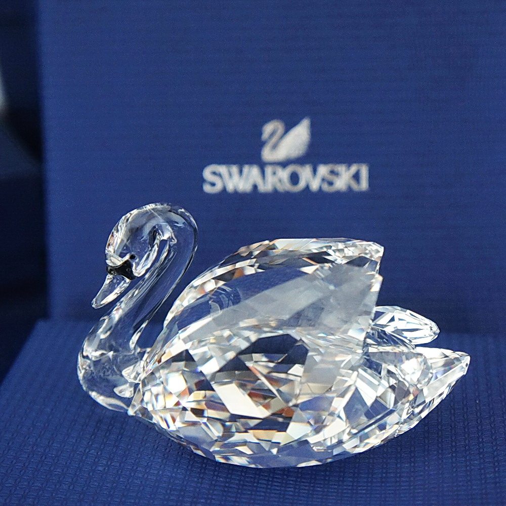 现货附小票 施华洛世奇 大号纯净天鹅水晶摆件5400172 经典款