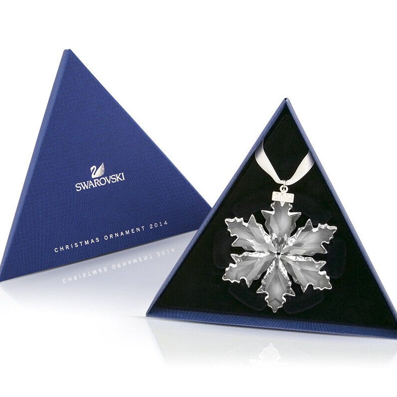 现货含小票 施华洛世奇车挂 2014版年度水晶大雪花 挂件5059026