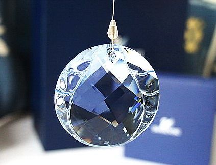 现货附小票 施华洛世奇 SCS会员款 蓝色圆形水晶挂件 905545