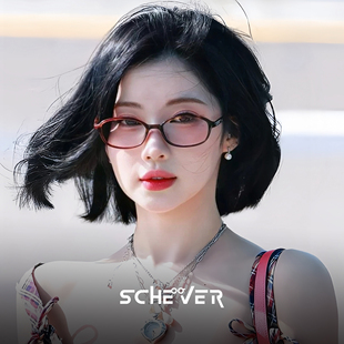 韩系氛围感玳瑁眼镜女近视可配度数复古老钱风椭圆框书呆子眼睛