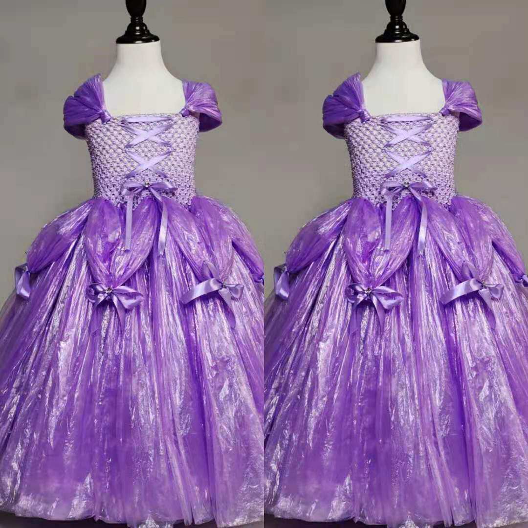 女孩环保服装儿童时装秀手工制作材料包苏菲亚公主裙走秀裙演出服