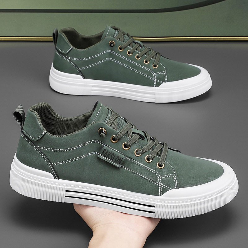 特大码男鞋45春季运动小白鞋男款4647百搭休闲男士板鞋48懒人鞋子