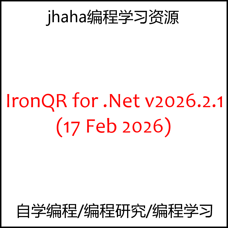 IronQR for .Net v2026.2.1