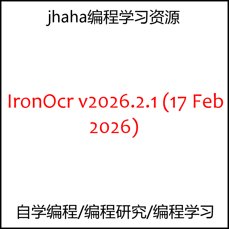 IronOcr v2026.2.1