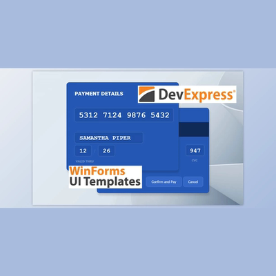 DevExpress UI Templates for WinForms (EAP) v24.1.3 Retails