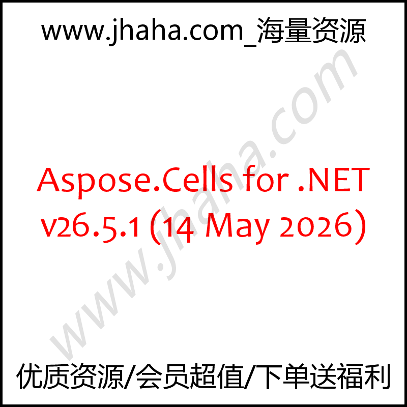 Aspose.Cells for .NET v26.5.1