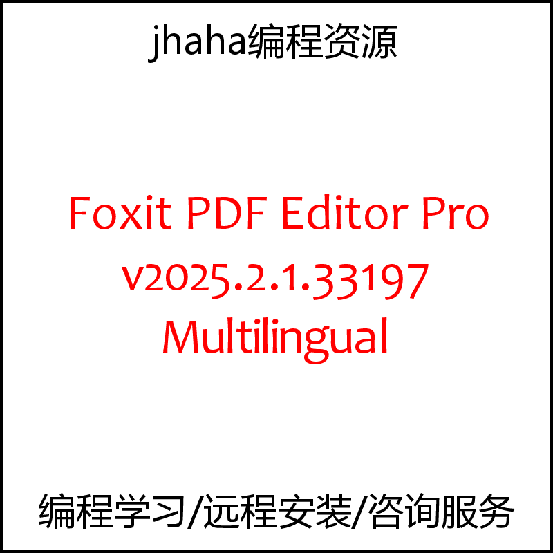 Foxit PDF Editor Pro v2025.2.1.33197 Multilingual