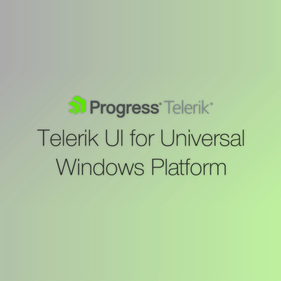 Progress Telerik UI for Universal Windows Platform v2023.1