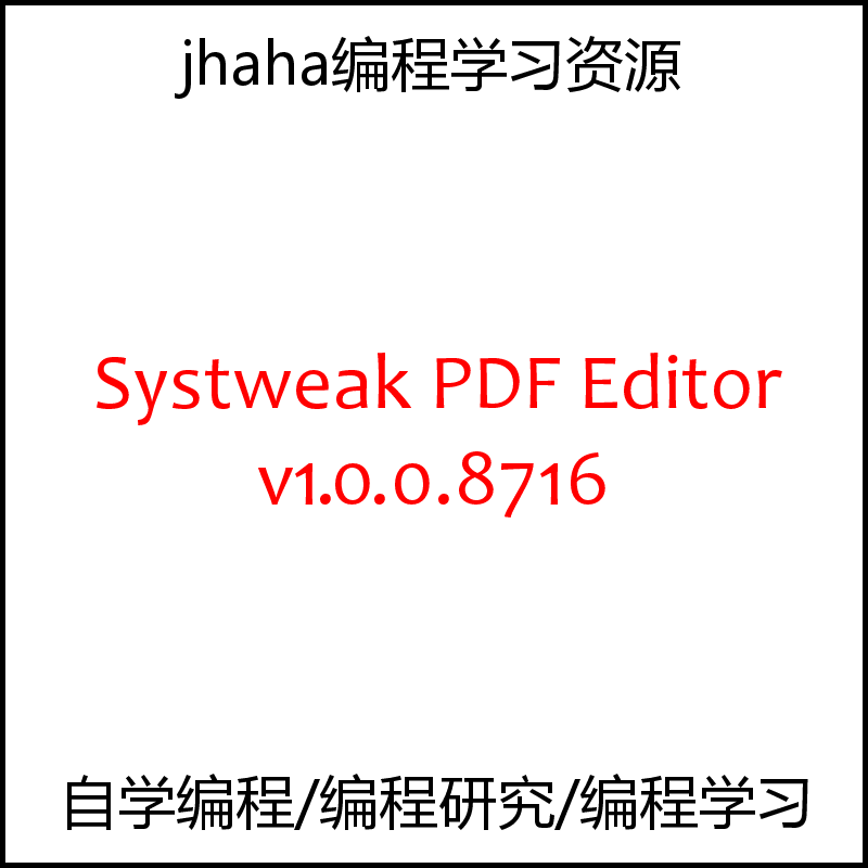 Systweak PDF Editor v1.0.0.8716