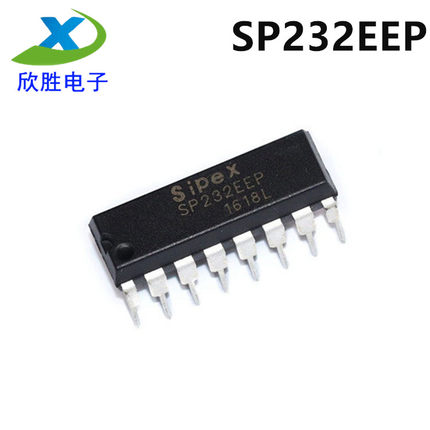 全新进口 MAX232CPE MAX232EPE DIP16直插 RS232接口IC SP232EEP