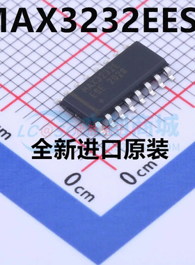 原装MAX3232EESE+T 丝印MAX3232E 封装SOIC-16 RS-2 32收发器芯片