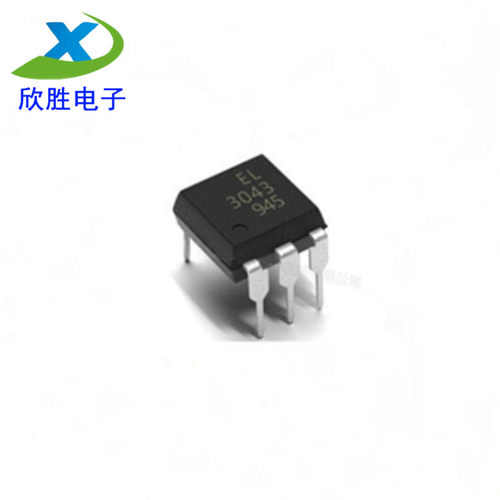 全新原装正品 EL3043 双向可控硅驱动器光耦 直插DIP6 黑色