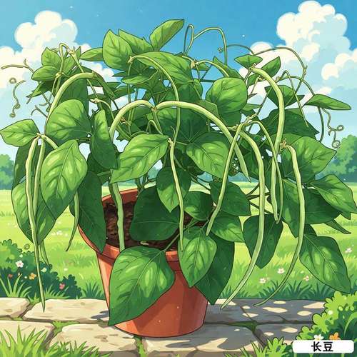 长豆农家农场园艺四季庭院绿色植蔬果瓜菜籽种真花盆子栽非真