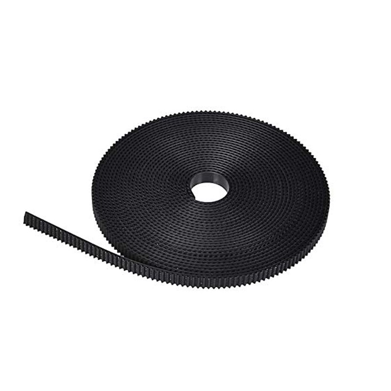 2GT-6同步带聚氨酯白色黑6 10mm开口PU传动 3D打印机配件钢丝皮带