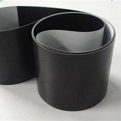 供应黑色哑光2mmm3mmPVC输送带,喷码机皮带物流快递安检流水线