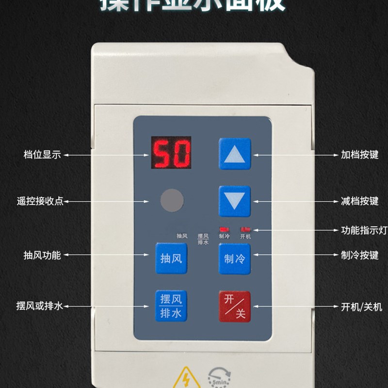 环保空调变频控制器工业水冷风机调速智能一体式通用220V三相38V