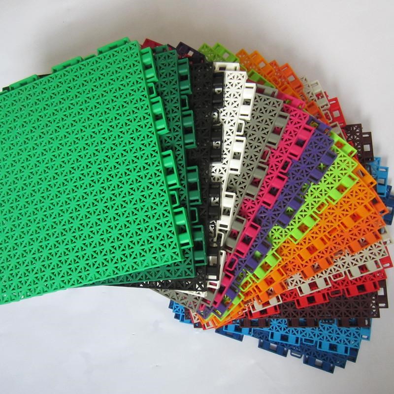 操场球场悬浮地板幼儿园悬浮地垫软塑SES运动场塑胶拼接拼装地板