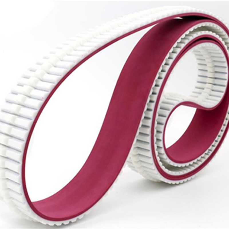 HTDSTD3M 5M 8MAT1v0 20加红胶同步带PU软胶耐磨牵引机磨边同步带