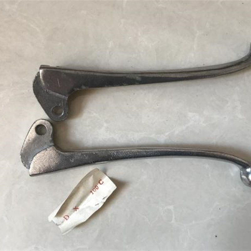 雅马哈DX100摩托车配件离合小把前刹小把YB100左右小把 白色牛角