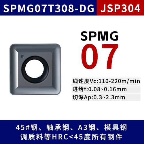 U钻刀片 快速爆力钻WCMX080412/SPMG桃型刀片 不锈钢专用钻头刀粒