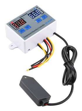 W1099温控器智能数显温湿度控制器温度开关高精度温湿仪220V12V24