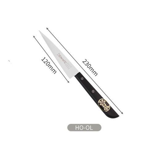 三能 9cm12cm木柄刀刻花刀水果刀面包整形刀雕刻刀SN4833 SN4834