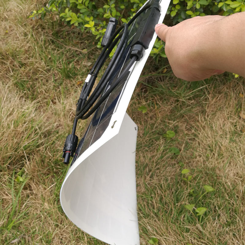 汉恩 35w单晶柔性车载汽车顶用太阳能板 12v房车改装充电器