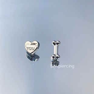 仙人 f136钛合金 内螺纹舌钉 无重力舌钉 舒适倍加14g 穿孔