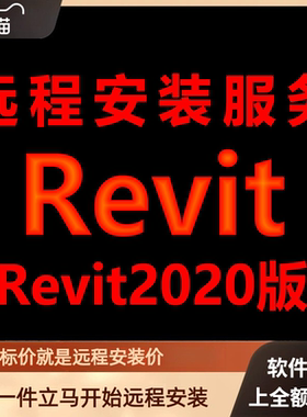 Revit软件2020版远程安装软件包下载安装包\安装软件\包激活软件