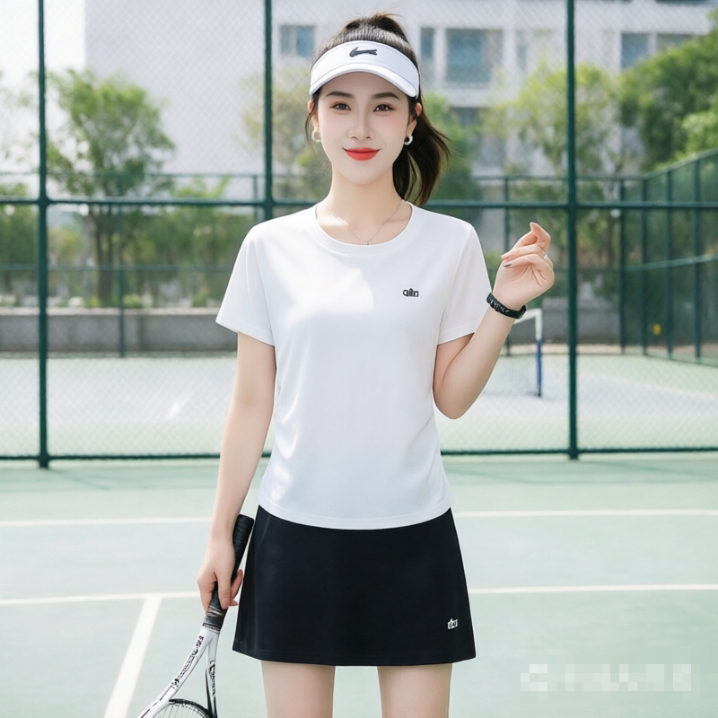 速干羽毛球服女套装夏季网球裙裤