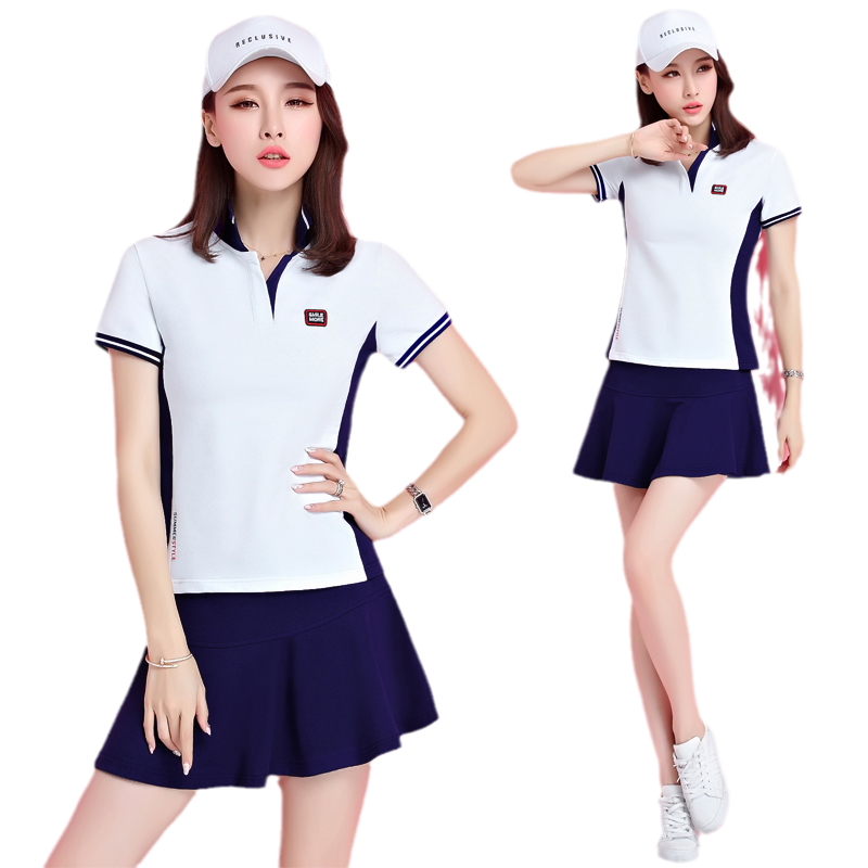 夏季网球裙防走光运动裤裙女2025新款羽毛球服高尔夫裙休闲运动装