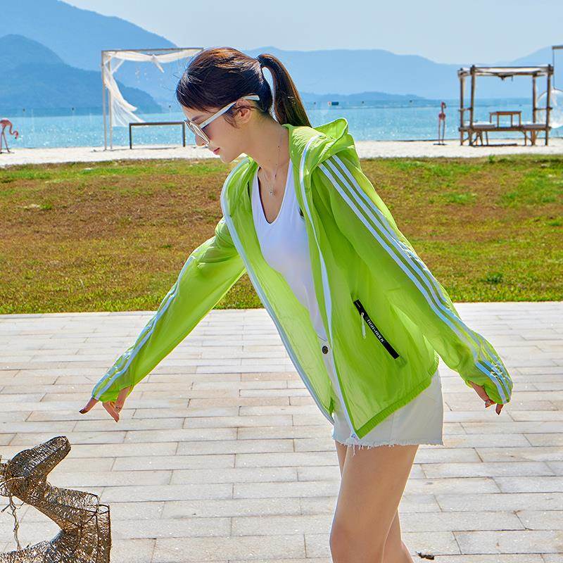 透气防晒衣女款专业户外防晒服短款冰丝夏季大码户外沙滩2025新款