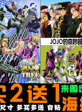 JOJO奇妙冒险动漫海报周边装饰画