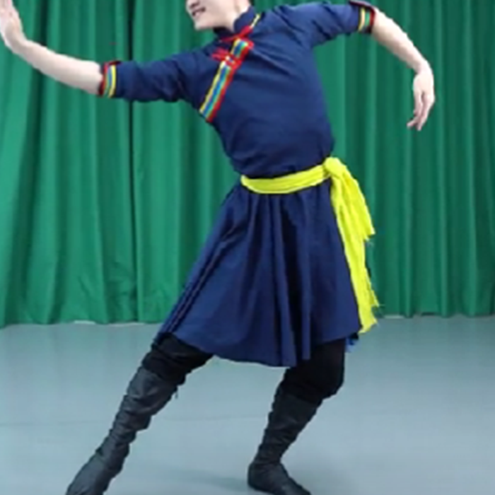 MONGOLIAN DANCE PERFORMANCE COSTUMES MONGOLIAN PRACTICE SKIRTS CUSTOM ART TEST COSTUMES MENS PRAIRIE DANCE NEW ETHNIC MINORITY MEN