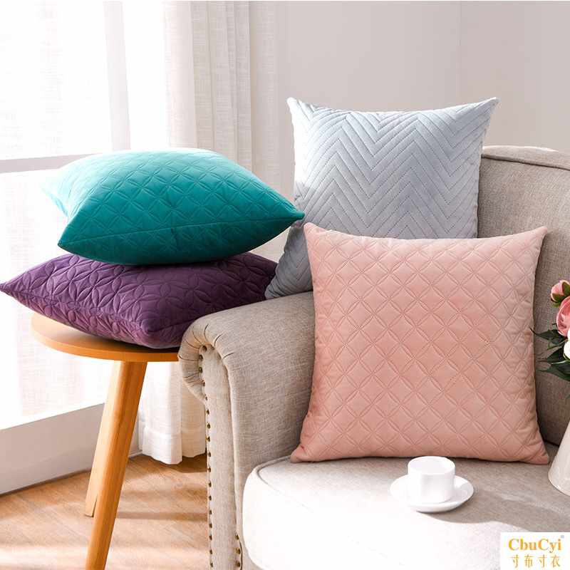 毛绒压花靠垫抱枕沙发椅子坐垫现代简约汽车靠背腰靠办公室午休枕在类目 居家布艺, 靠垫/抱枕中 - 来自Buy2taobao.com提供专业的淘宝代购服务