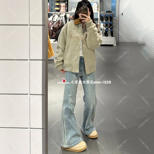 3174 KT3173 adidas三叶草CNY新年欧阳娜娜同款 水洗牛仔微喇运动裤