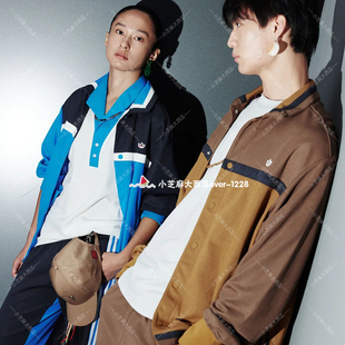 adidas三叶草CLOT陈冠希联名复古拼色休闲运动外套IY8664IY8665