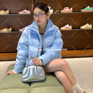 adidas三叶草女子短款保暖530蓬鸭绒羽绒服IW8437IW8439JH3600
