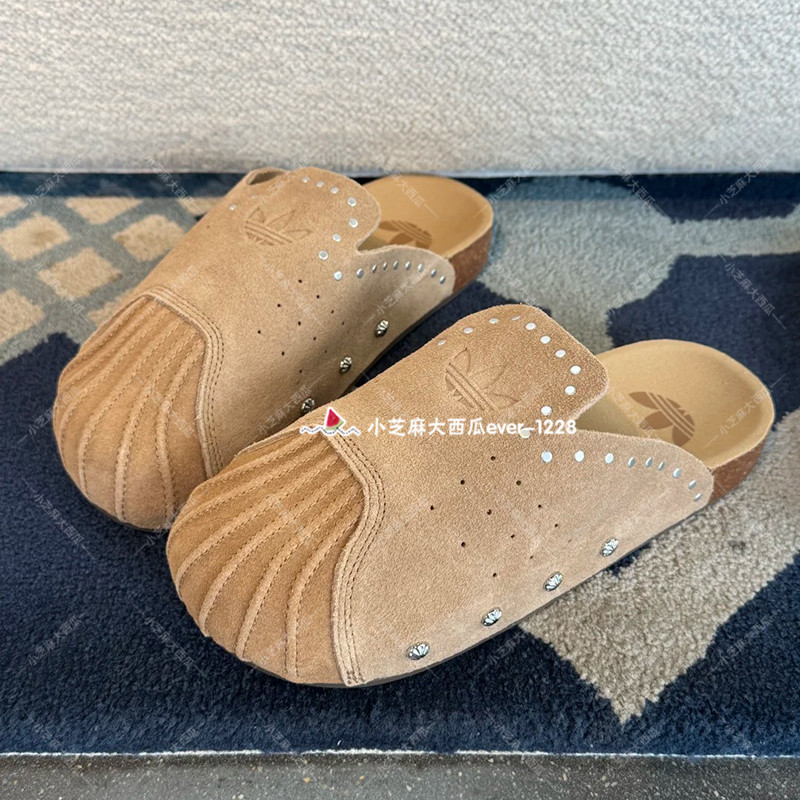 adidas三叶草正品ADIMULE SUPERSTAR男女穆勒鞋运动半拖鞋KZ6604