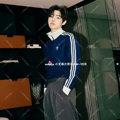 adidas三叶草R复古运动外套