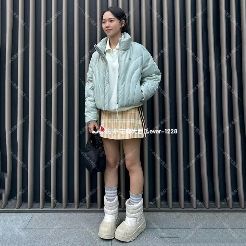 adidas三叶草630蓬鸭绒羽绒服