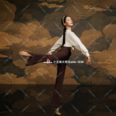 adidas阿迪达斯修身喇叭裤长裤