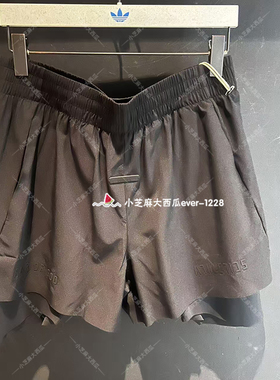 adidas三叶草正品FOG ATHLETICS男女运动休闲二合一短裤JZ7377